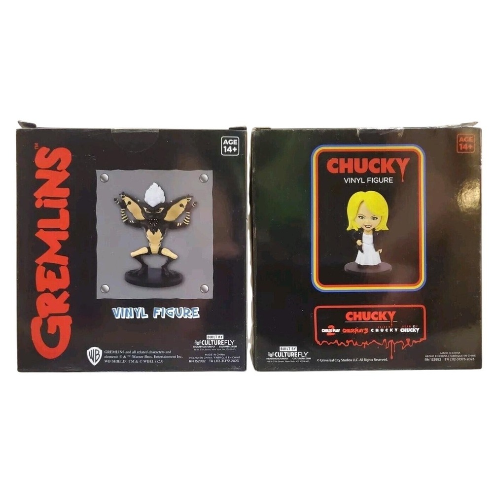 CultureFly Vinyl Figure Lot Stripe Gremlins Tiffany Bride of Chucky # Horror - Picture 2 of 5